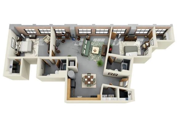 Floor Plans of Leather Trades in St. Louis, MO